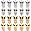20Pcs 2 Colors Alloy Rhinestone Charms RB-TA0001-38-2