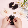 4Pcs 2 Colors Polyester Tulle Bowknot Shoe Decorations FIND-FG0002-53-3