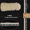 Nylon Chiffon Elastic Lace Trim OCOR-WH0082-159A-2