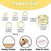 10 Styles Iron Open Jump Rings IFIN-YW0003-60A-2