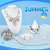 Ocean Theme Jewelry Sets SJEW-GA0001-05-4