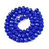 Opaque Solid Color Imitation Jade Glass Beads Strands LS-EGLA-A044-P8mm-D32-3