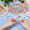 400Pcs 2 Styles Handmade Polymer Clay Beads CLAY-DC0001-17-3