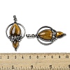 Natural Tiger Eye Pendants G-F766-04AS-01-3