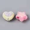Two Tone Opaque Acrylic Beads OACR-Q201-05-2
