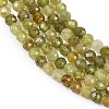 Natural Green Garnet Beads Strands G-B181-A01-3mm-4