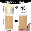 CRASPIRE 100Pcs Kraft Paper Envelopes AJEW-CP0007-43B-2