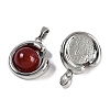 Natural Carnelian(Dyed & Heated) Pendants KK-P283-47P-2