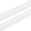 Opaque Spray Painted Glass Beads GLAA-ZX008-8mm-18G-1