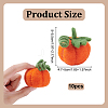 Pumpkin Handmade Wool Felt Ornament DIY-WH0504-793A-01-2