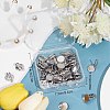 SUNNYCLUE 50Pcs 304 Stainless Steel Clip-on Earring Findings STAS-SC0004-24-7