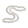 Transparent Electroplate Glass Beads Strands EGLA-E030-01O-2