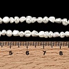 Electroplated Shell Pearl Beads Strands BSHE-B008-06A-4