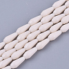 Opaque Solid Color Glass Beads Strands LS-GLAA-T009-001F-1
