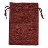 Christmas Theme Jute Cloth Storage Bags ABAG-F010-01A-03-3