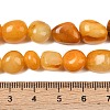 Natural Yellow Aventurine Beads Strands X-G-C257-02-5