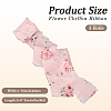 5M Polyester Fringe Flower Printed Ribbon OCOR-WH20006-19B-2