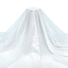 2 Yards Laser Polyester Imitation Peacock Feather Fabric DIY-PH0038-39A-1