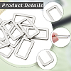 10Pcs Alloy Slider Buckles FIND-CY0001-96P-6