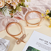 2Pcs 2 Styles Alloy Chain Belts with Fasteners AJEW-OC0014-77-4