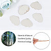 Animal Theme Unfinished Blank Wooden Pendants Set for Painting Arts WOOD-WH0124-26F-6