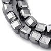Synthetic Terahertz Stone Beads Strands G-H327-L03-03-3