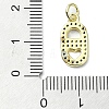 Brass Micro Pave Colorful Cubic Zirconia Pendant KK-H475-02G-3