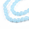 Imitation Jade Glass Beads Strands GLAA-N045-002-B02-5