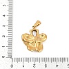 304 Stainless Steel Rhinestone Pendants STAS-K291-06G-01-3