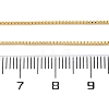 Brass Venetian Chain NJEW-E151-04G-3