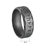 Viking Rune Stainless Steel Finger Rings for Men WGDF4AB-53-2