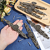 Flower Zinc Alloy Drawer Handle FIND-WH0366-397AB-03-3