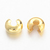 Brass Crimp Beads Covers X-EC266-2G-2