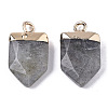 Natural Labradorite Pointed Pendants G-N326-34C-2