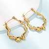 304 Stainless Steel Hoop Earrings for Women SA-CBA7B26-02G-1