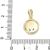 Brass Enamel Pendants KK-CBA3F25-10G-01-3