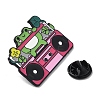 Cartoon Music Frog Alloy Brooches JEWB-I032-10EB-03-3