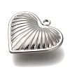 Anti-Tarnish 304 Stainless Steel Pendants STAS-P371-096C-P-2