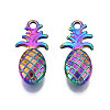 Rack Plating Rainbow Color Alloy Pendants PALLOY-S180-325-2