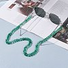Acrylic Curb Chain Eyeglasses Chains AJEW-EH00385-3