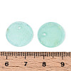 Spray Painted Natural Capiz Shell Disc Charms X1-BSHE-T014-02D-3