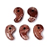 Natural Red Rainbow Jasper Pendants G-S294-07B-07-1