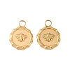 304 Stainless Steel Pendants STAS-D390-27B-G-1