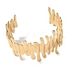 304 Stainless Steel Cuff Bangles for Women BJEW-D384-04G-2