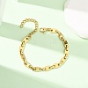 304 Stainless Steel Coffee Bean Chain Bracelets for Women BJEW-F536-11G-1