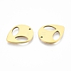 Ion Plating(IP) 201 Stainless Steel Pendants STAS-N098-117LG-3