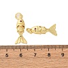 Rack Plating Brass Micro Pave Cubic Zirconia Pendants KK-M309-38A-G-3