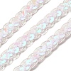Filigree Polyester Glitter Lace Trim OCOR-Z007-10A-1