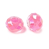 Electroplate Transpant Resin European Beads RE-CBAFF00-02A-2