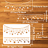 Plastic Drawing Painting Stencils Templates DIY-WH0396-560-2